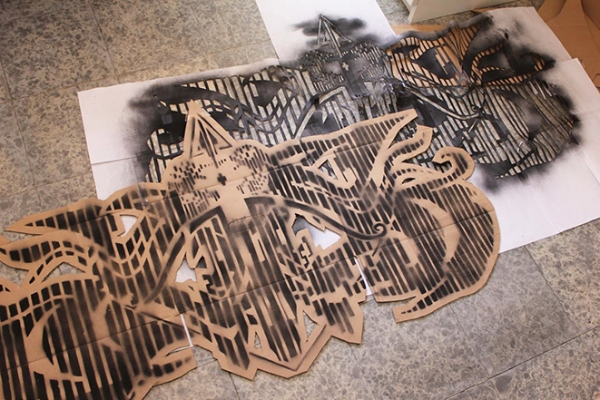 IRamElkSkull LargeStencil Copy