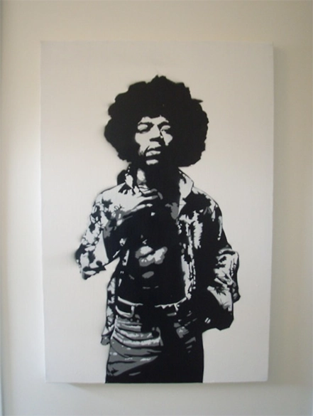 Jimi Stencil