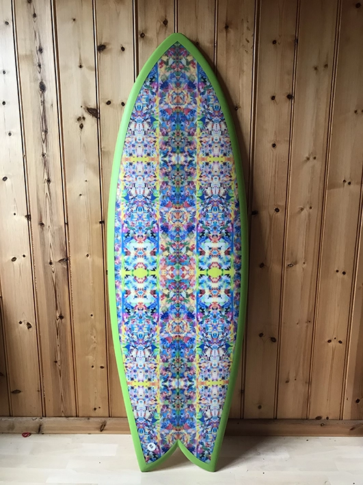 HS Surfboard Green 2