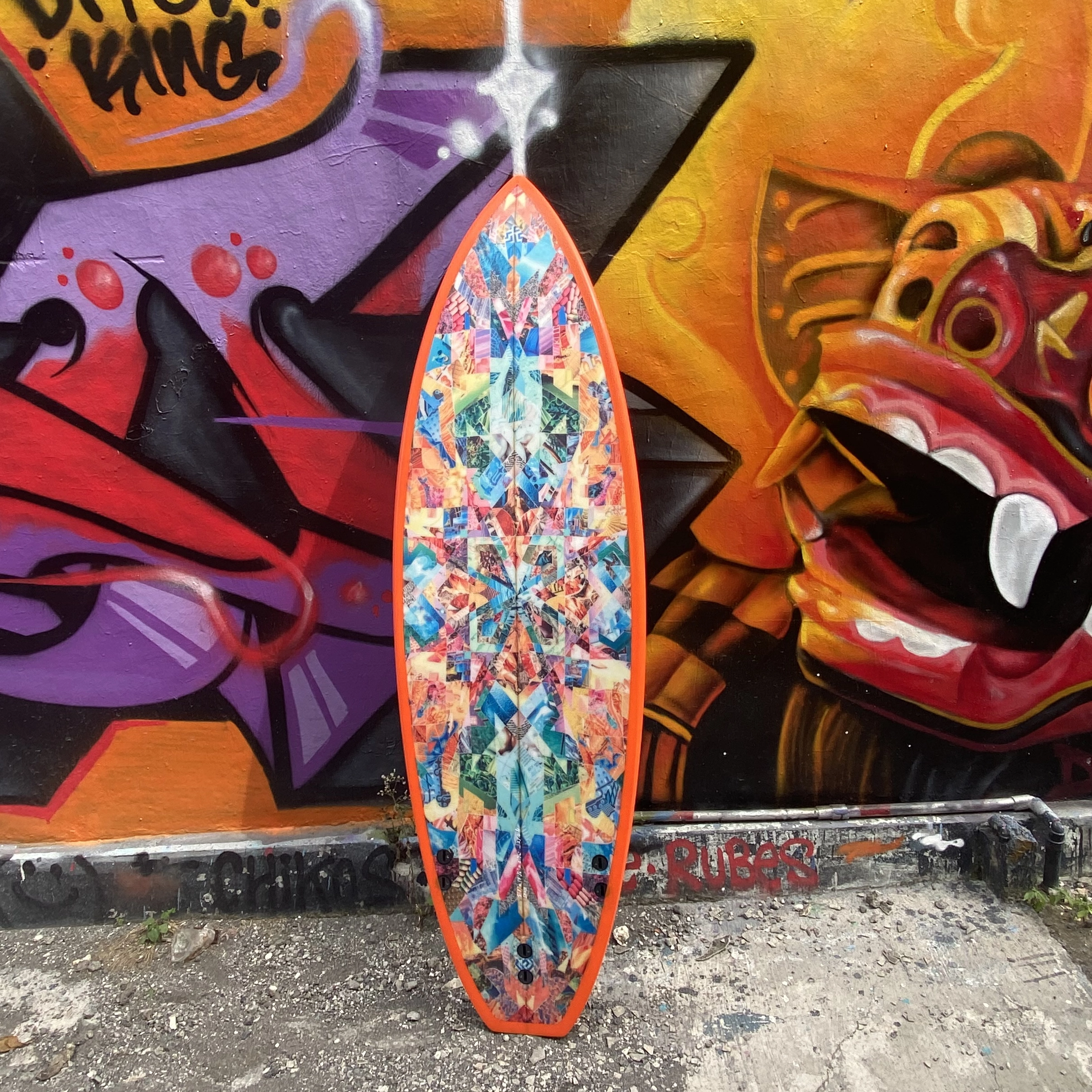 HS Surfboard Orange